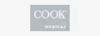 Logo of Cook Medical, featuring the word "COOK" in bold above "MEDICAL" on a light background.