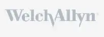 Logo of Welch Allyn, featuring the brand name in a stylized font.
