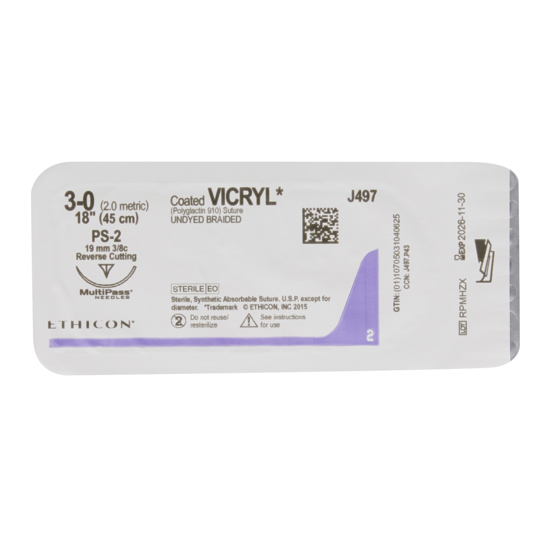 Ethicon # J497G 