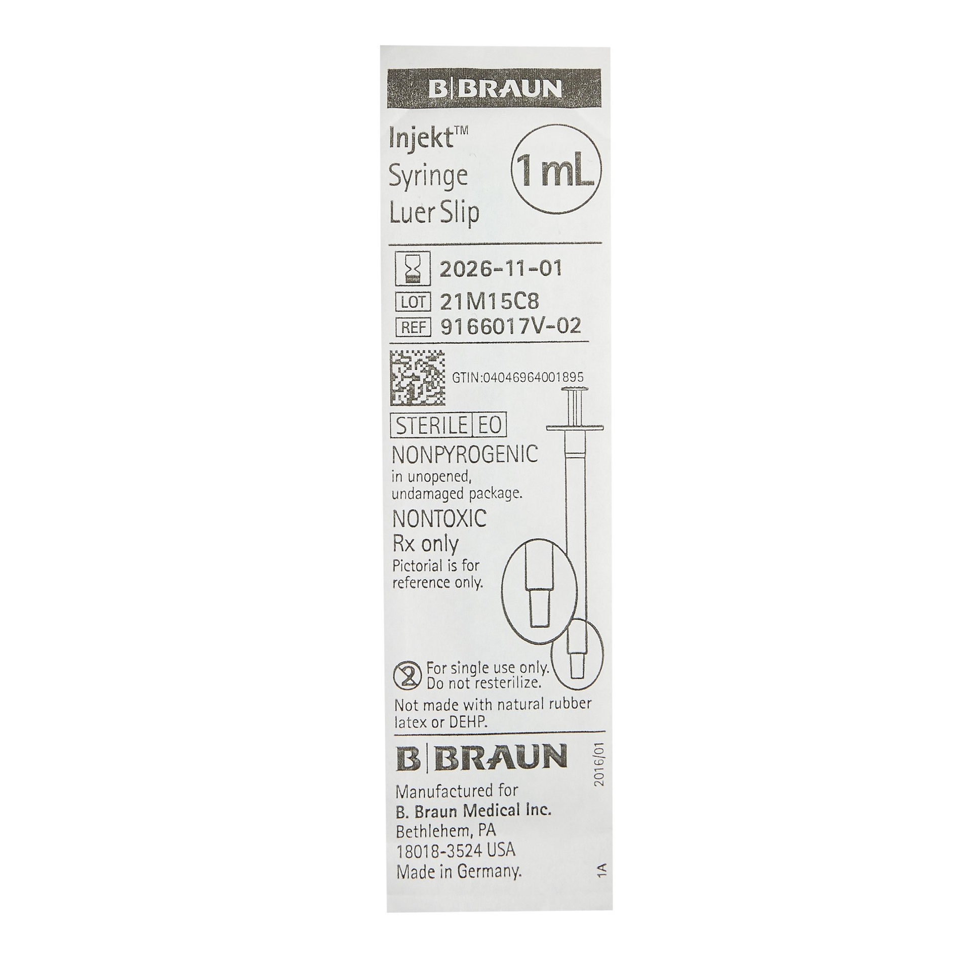 B Braun # 9166017V-02